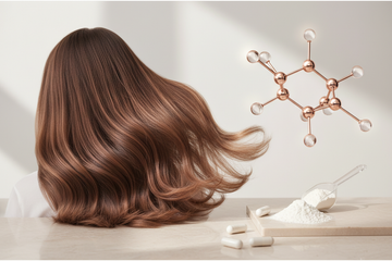 Kollagen für die Haare: Wirkung, Kollagentypen; worauf du bei Supplements achten solltest
