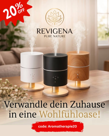 Aroma Diffuser mit Lichtfunktion – Ultraschall, leise, für ätherische Öle
