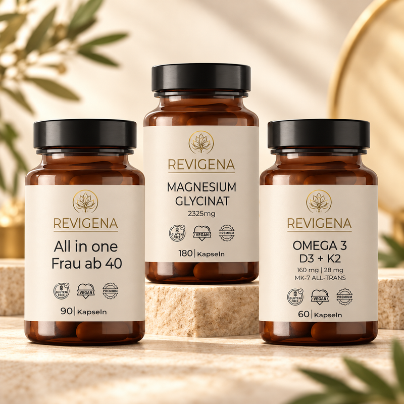 Basis-Set ab 40 plus Omega-3 – Nährstoff Komplex, Magnesium, Omega-3