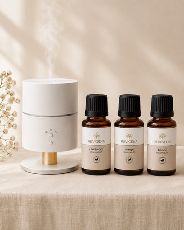 Set: Aroma-Diffuser + 3 ätherische Öle