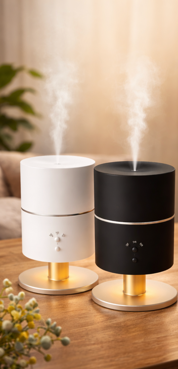 Aroma Diffuser Weiß mit Lichtfunktion – Ultraschall, leise